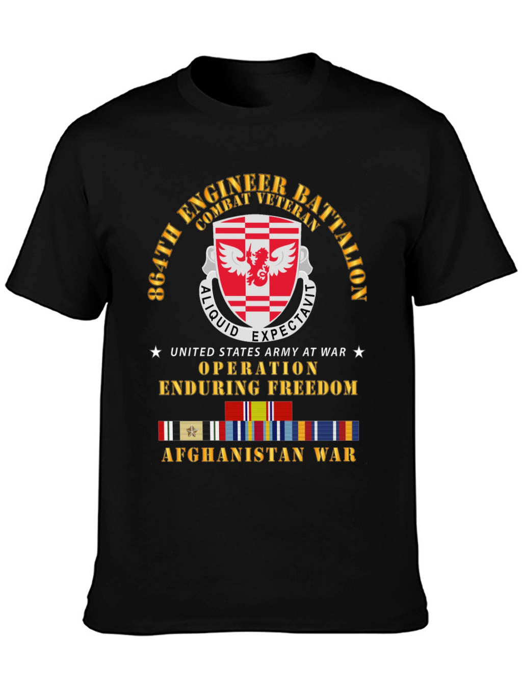 864th Engineer Battalion Combat Veteran T-Shirt