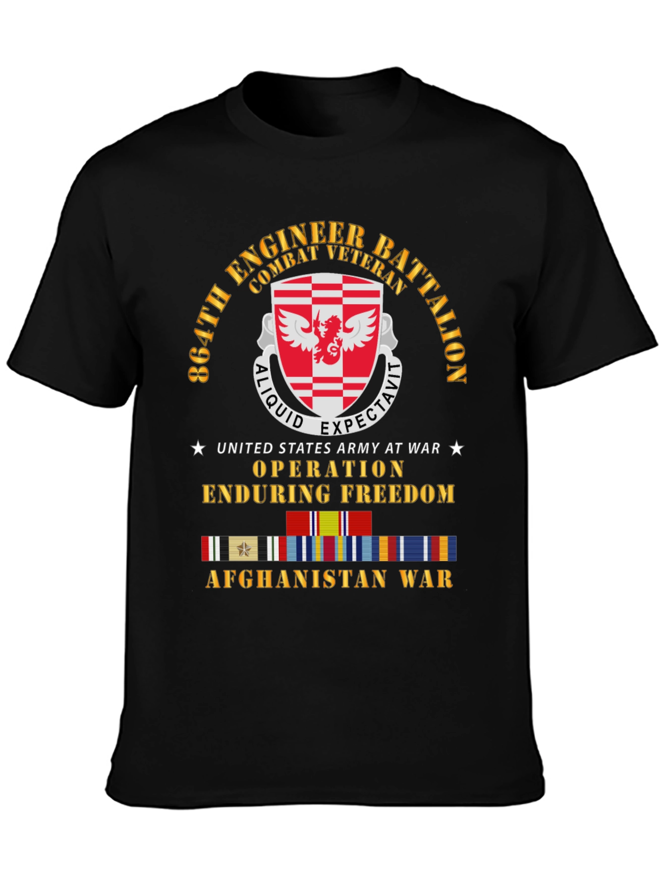 864th Engineer Battalion Combat Veteran T-Shirt