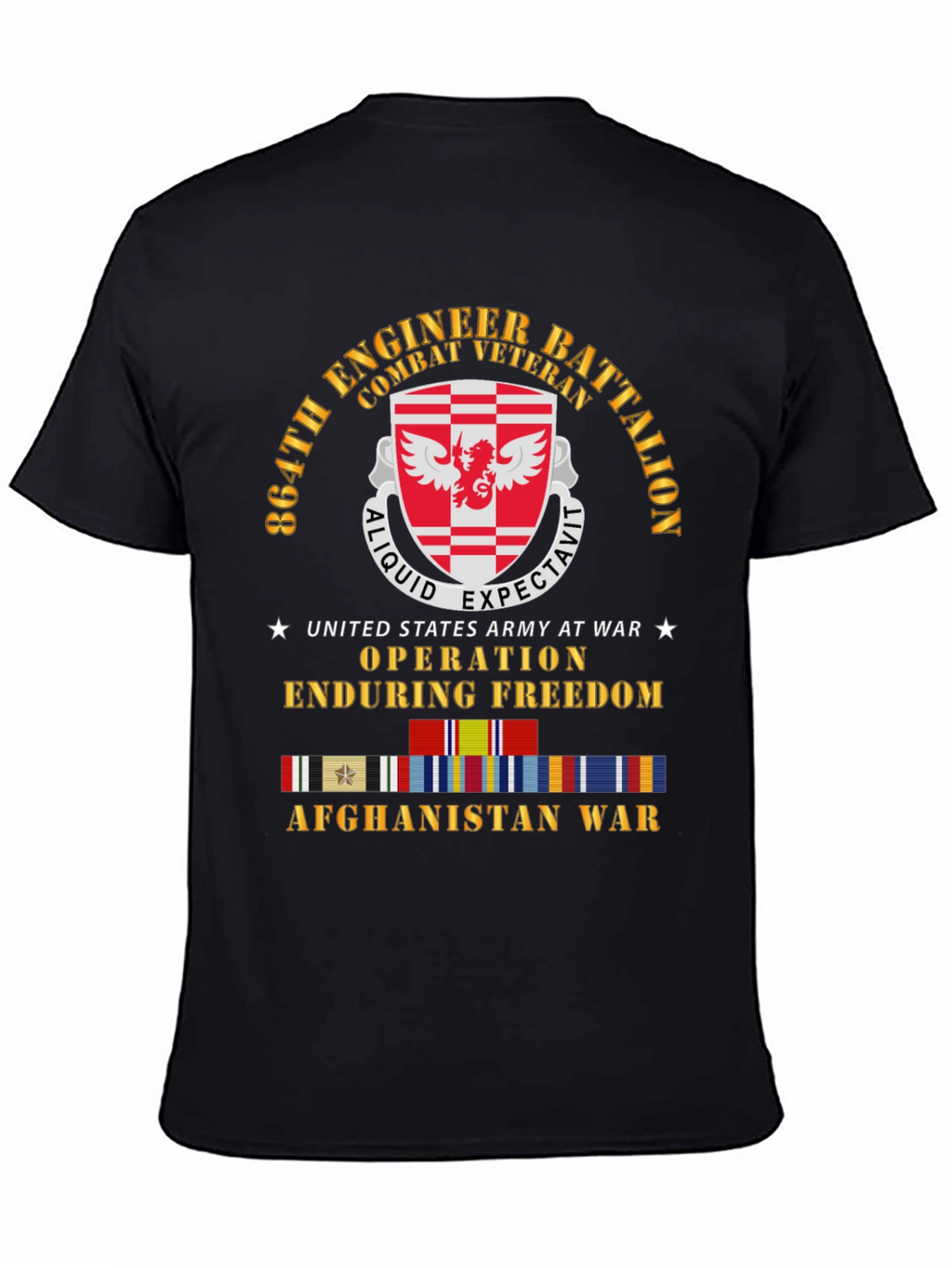 864th Engineer Battalion Combat Veteran T-Shirt