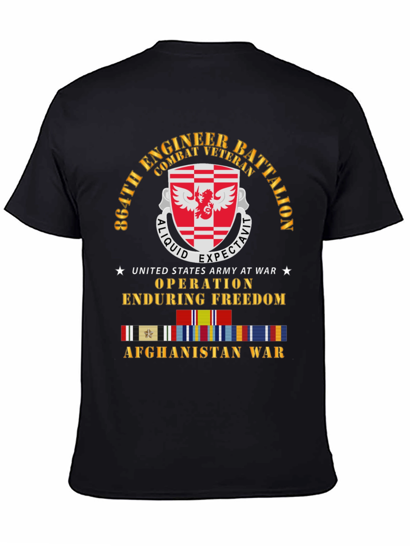 864th Engineer Battalion Combat Veteran T-Shirt