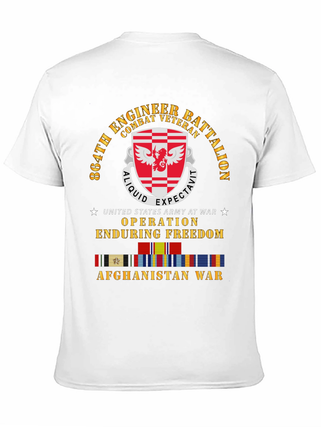864th Engineer Battalion Combat Veteran T-Shirt