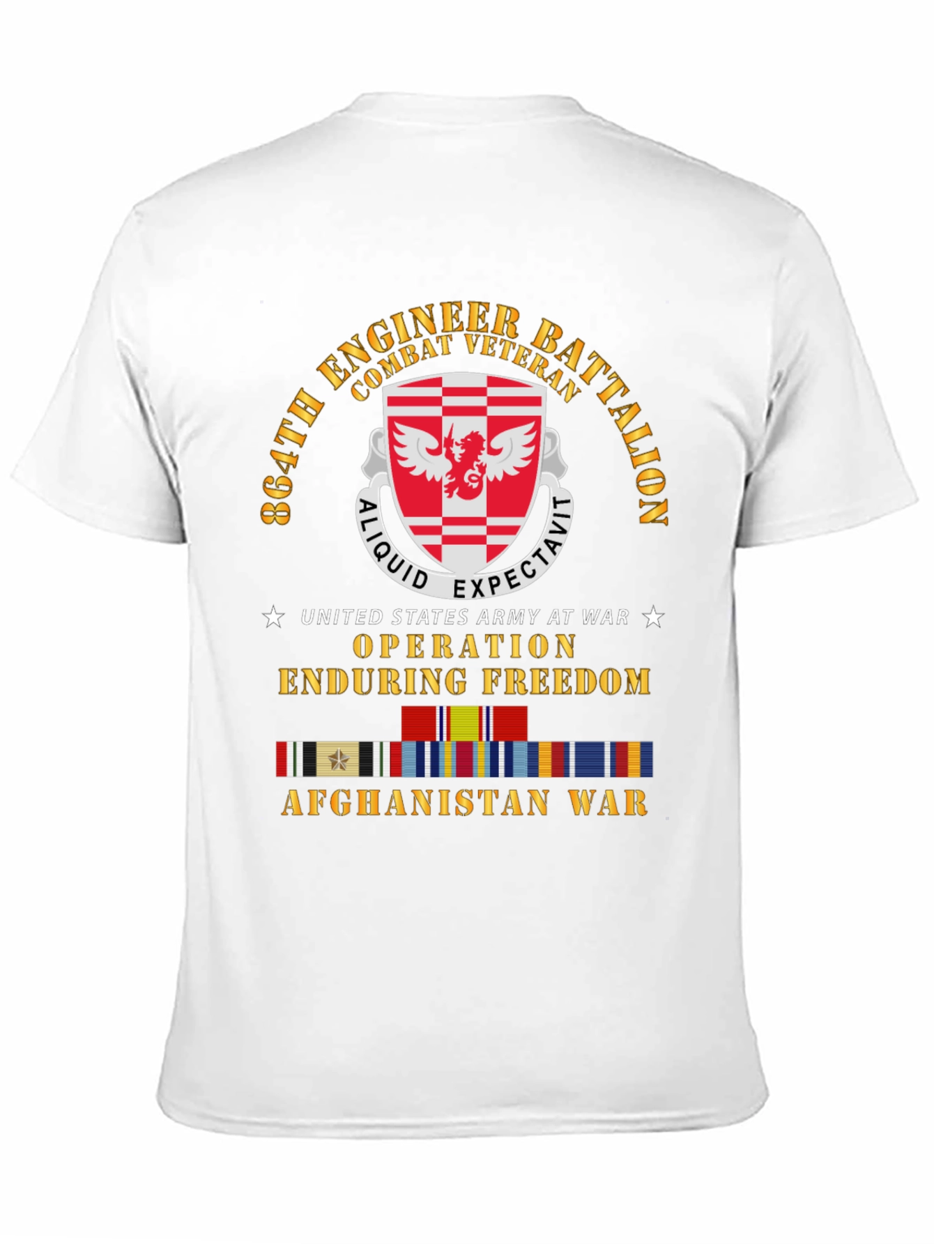 864th Engineer Battalion Combat Veteran T-Shirt