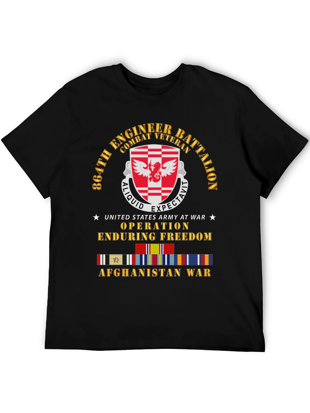 864th Engineer Battalion Combat Veteran T-Shirt