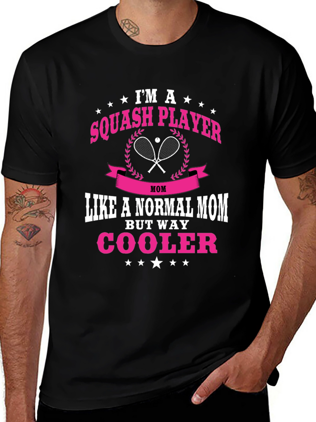 Squash Player Mom T-Shirt: Way Cooler!