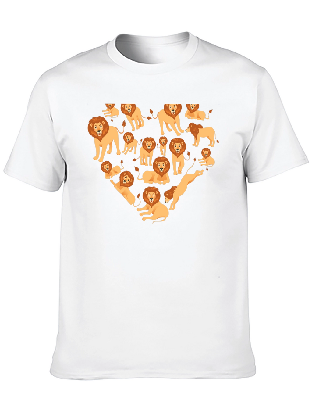 Lion Heart Graphic Tee - Black