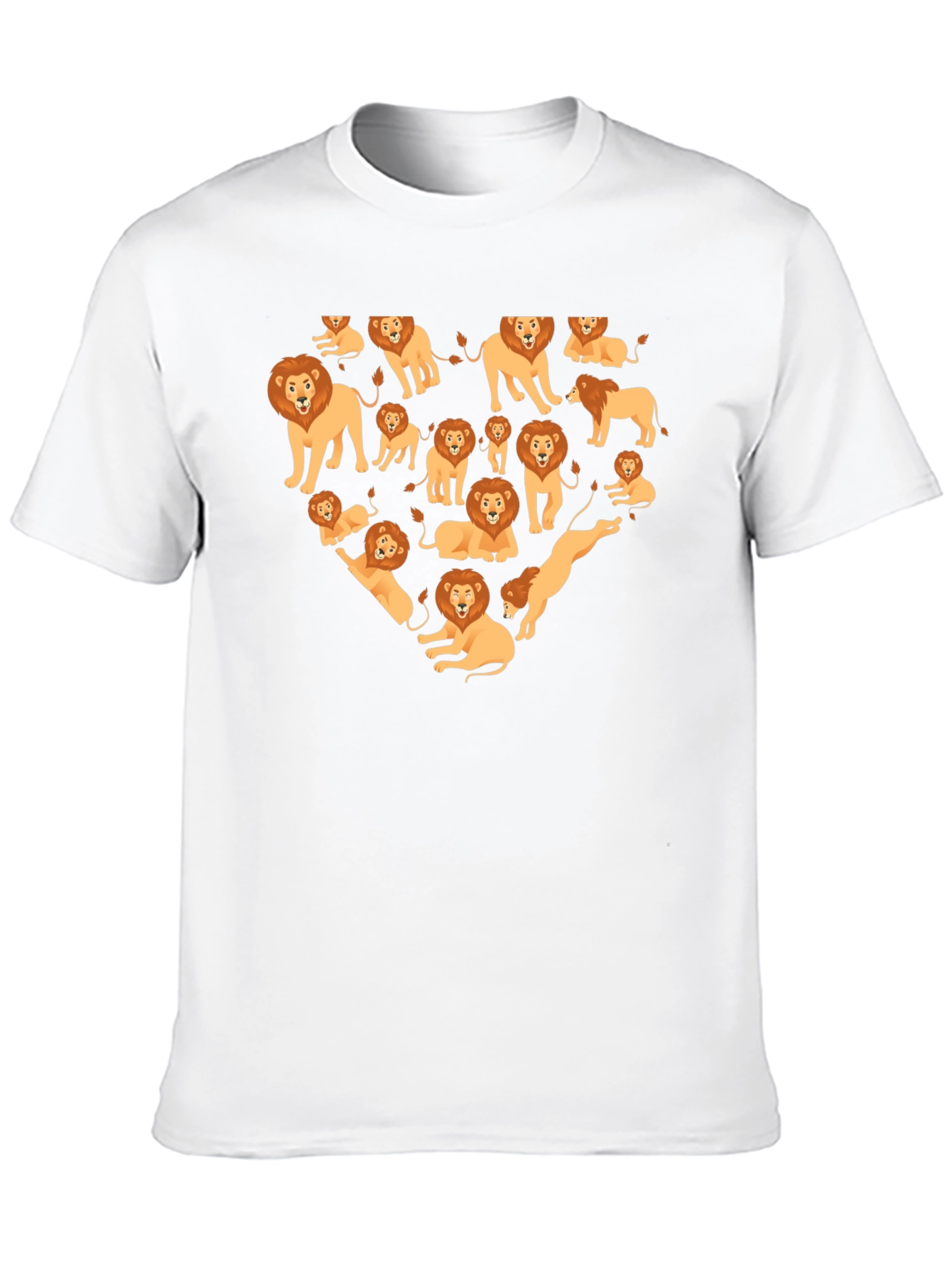 Lion Heart Graphic Tee - Black