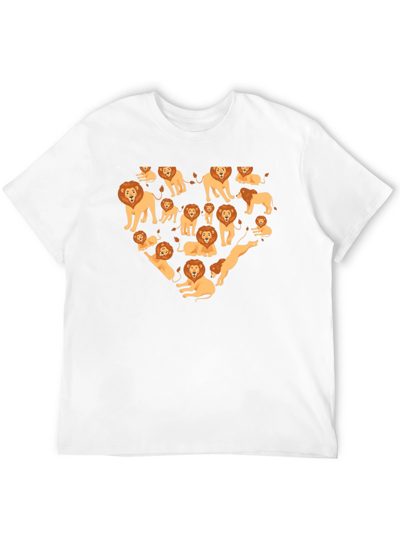 Lion Heart Graphic Tee - Black
