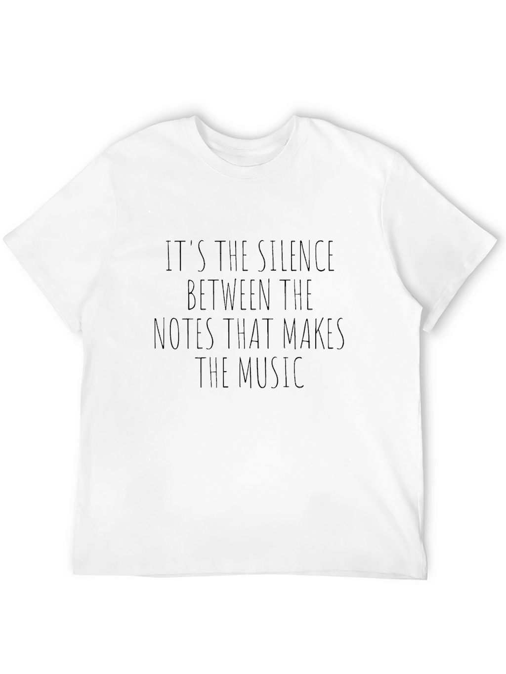 Silence Between Notes Music T-Shirt