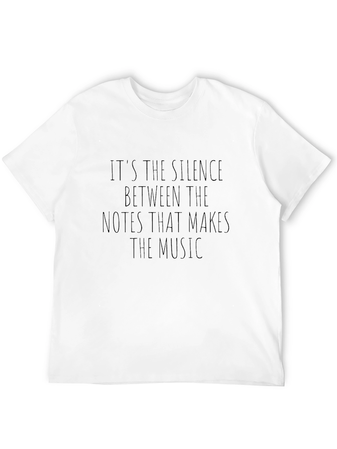 Silence Between Notes Music T-Shirt