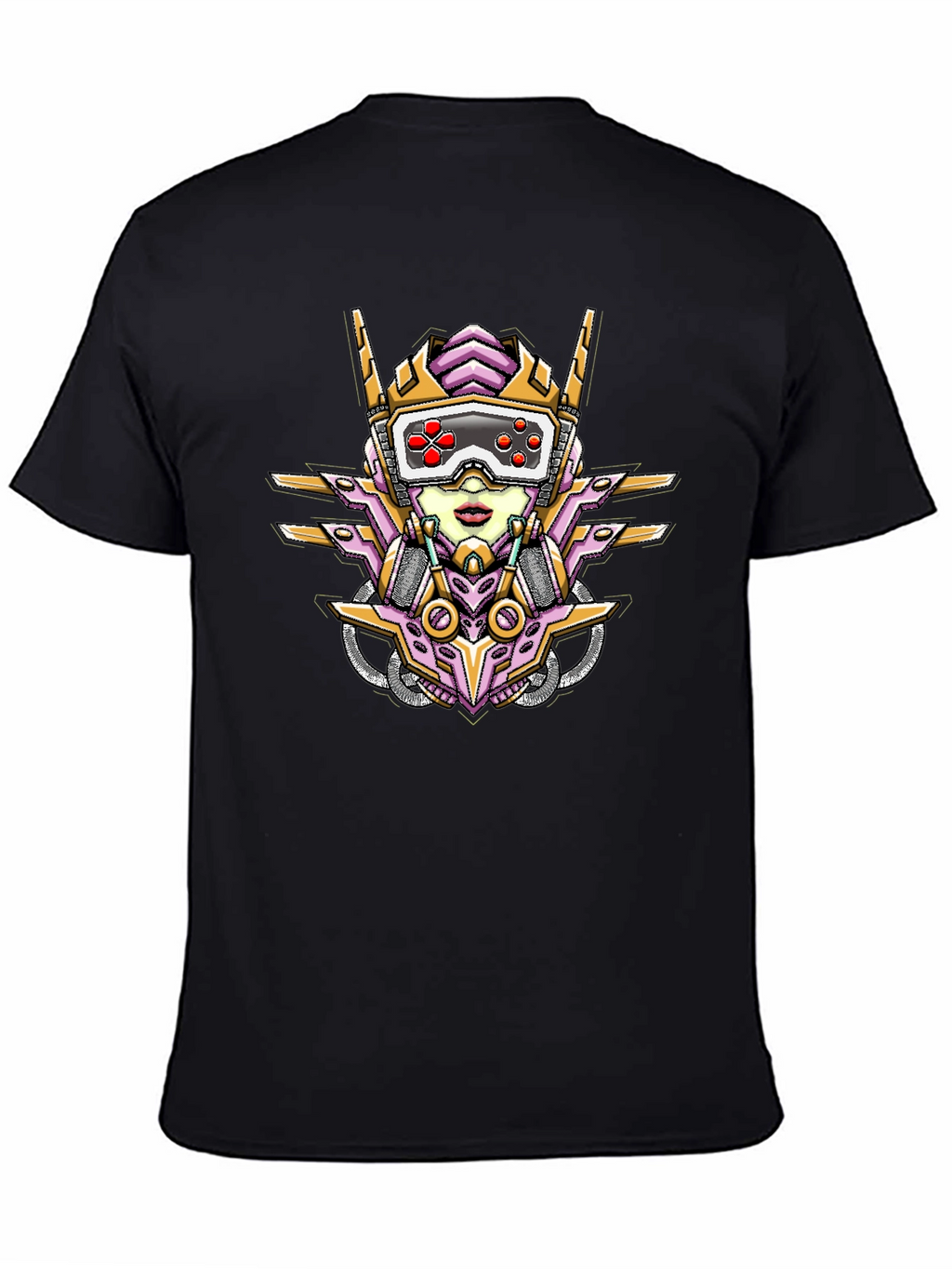 Cyberpunk Gaming Robot Girl T-Shirt