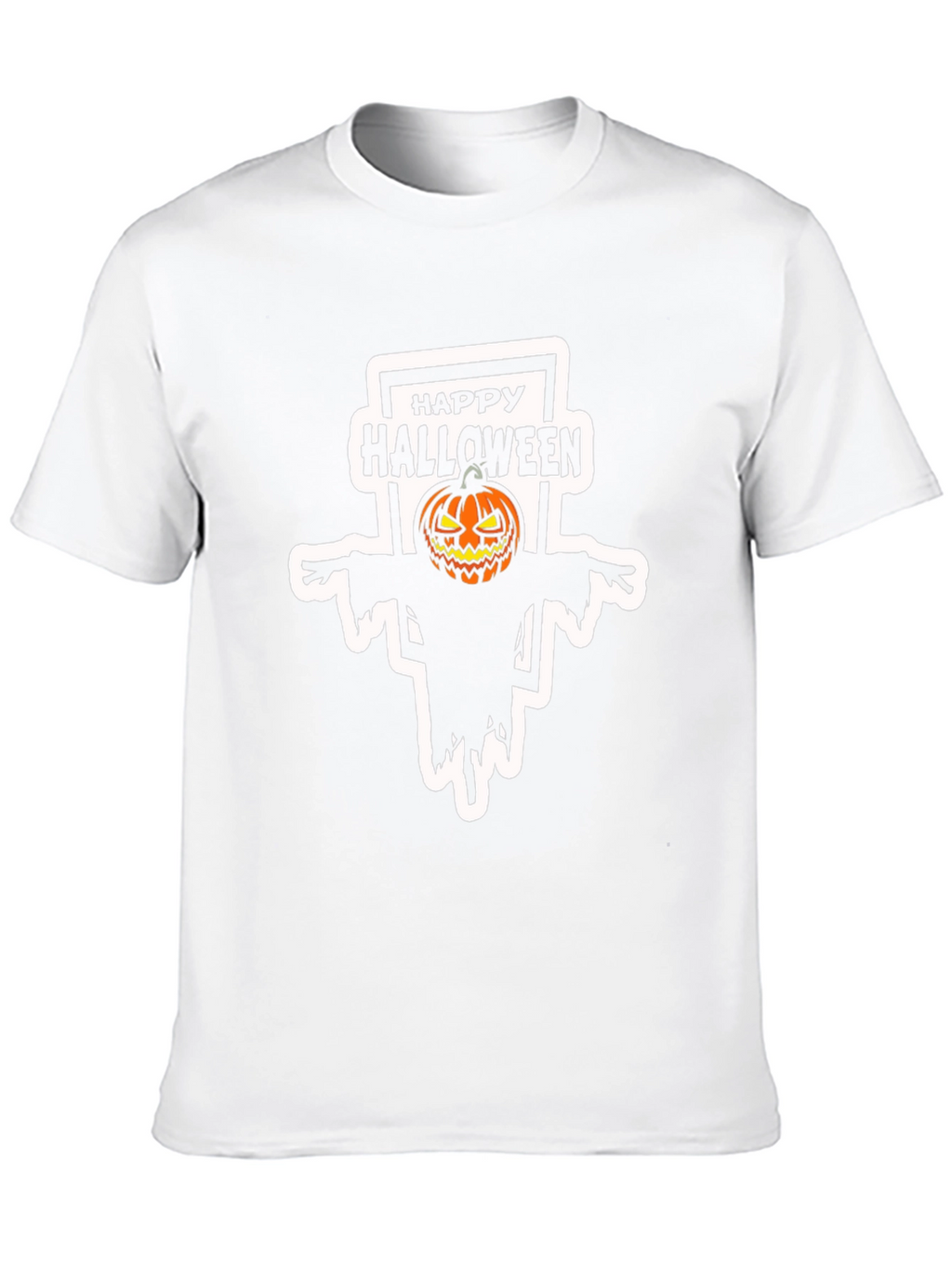 Happy Halloween Pumpkin Scarecrow T-Shirt