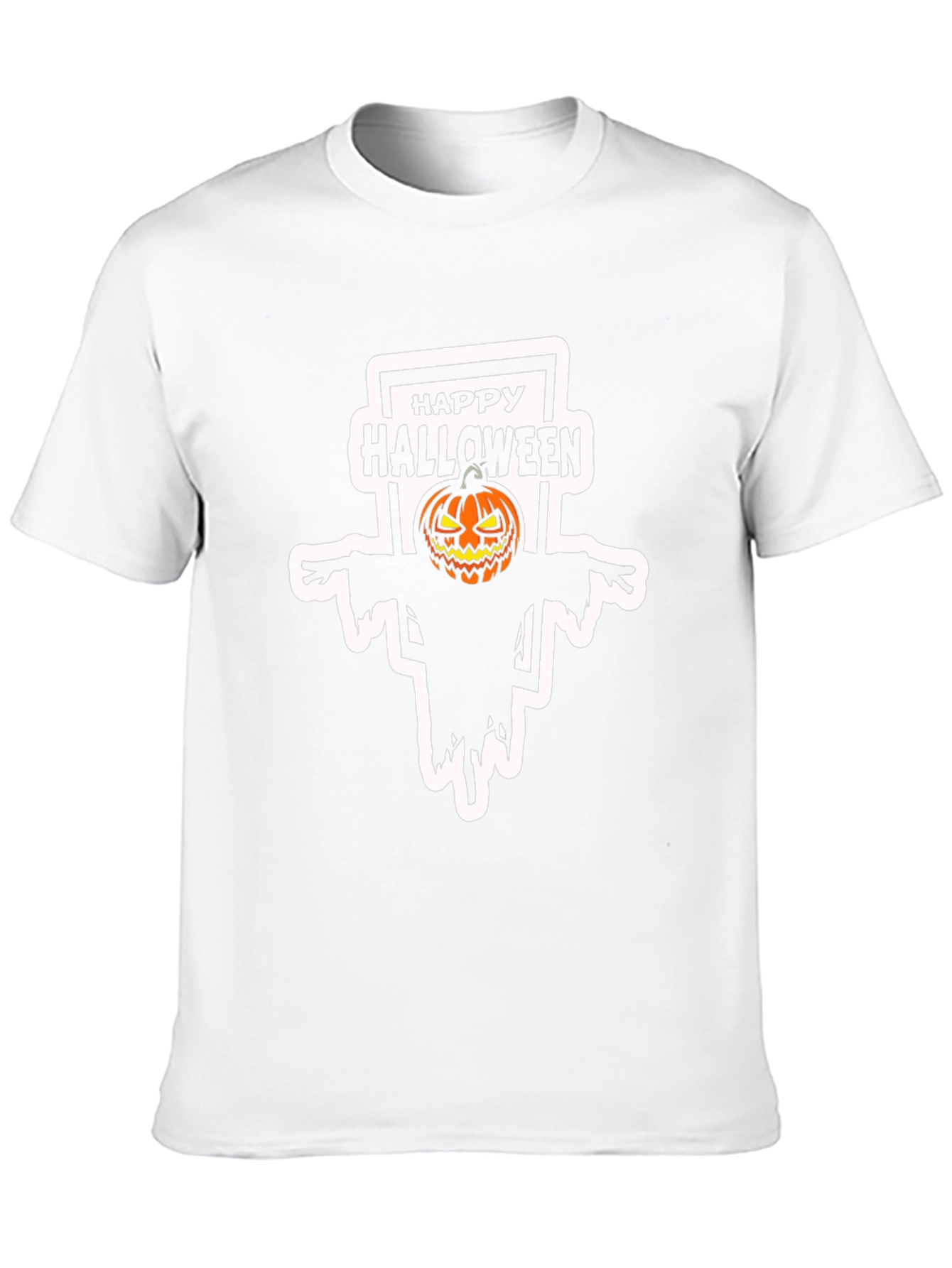 Happy Halloween Pumpkin Scarecrow T-Shirt