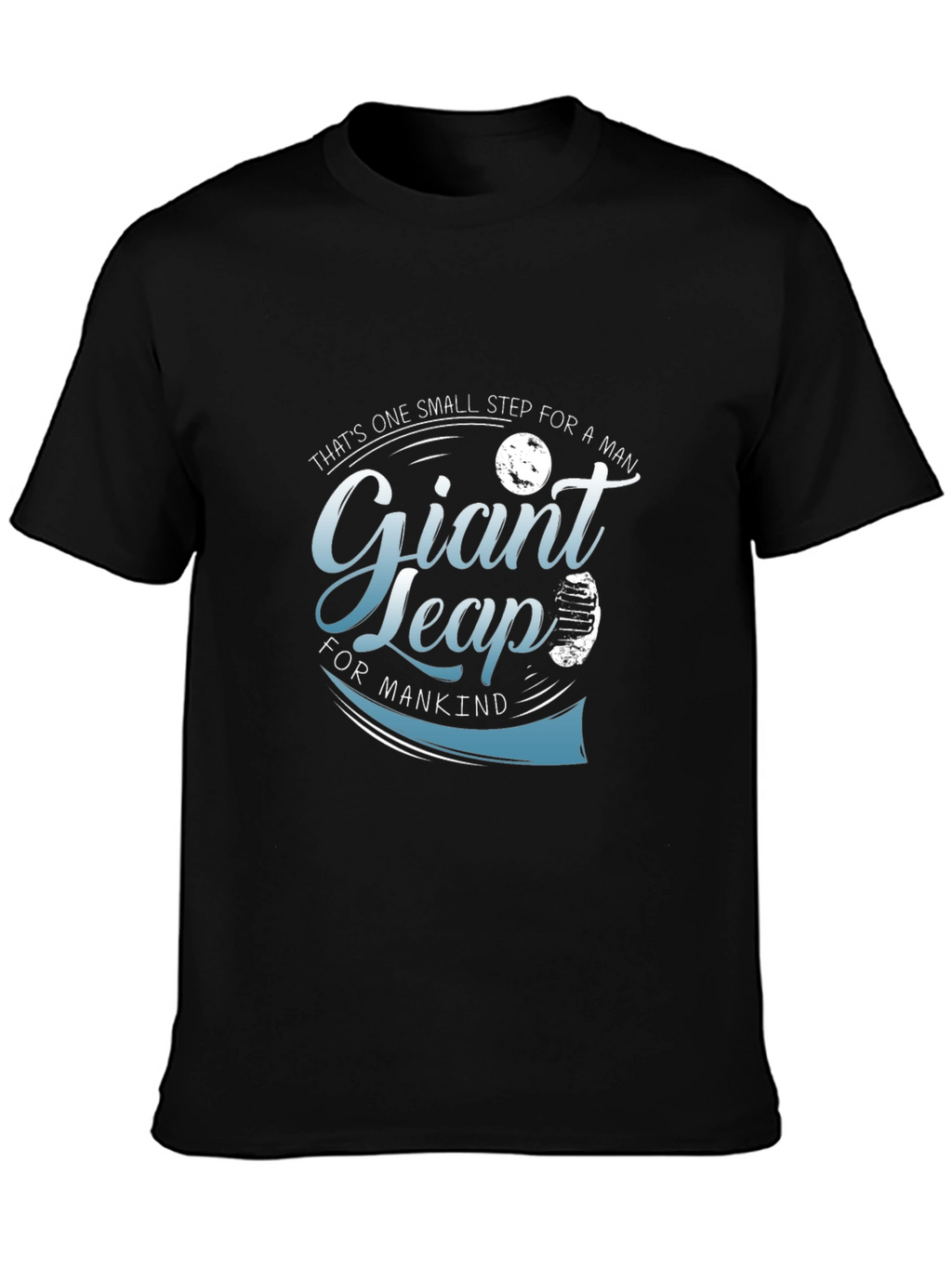 Giant Leap T-Shirt - Space Exploration Design