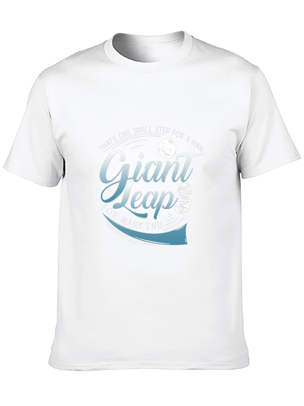 Giant Leap T-Shirt - Space Exploration Design