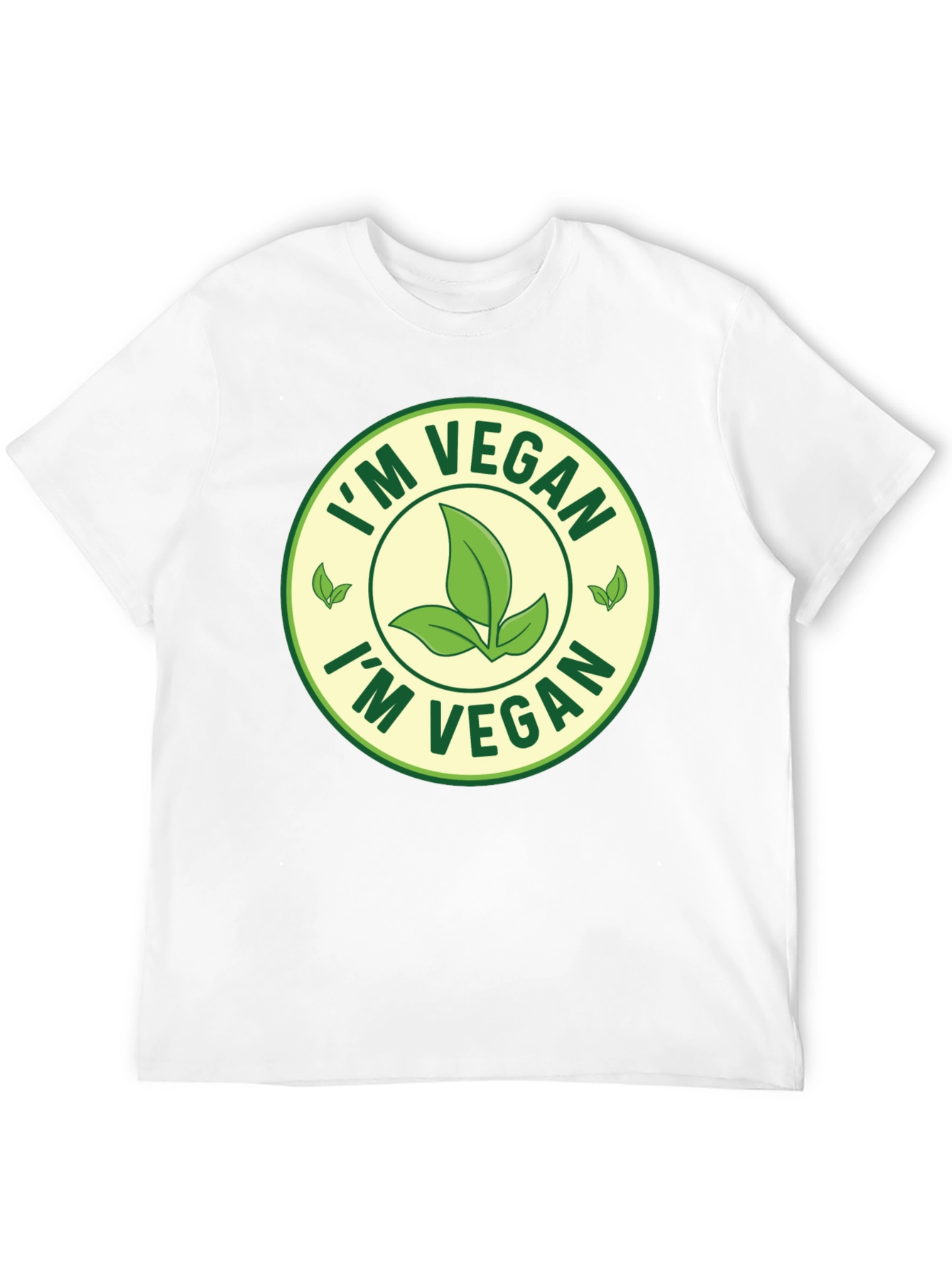 Im Vegan T-Shirt - Black Crew Neck