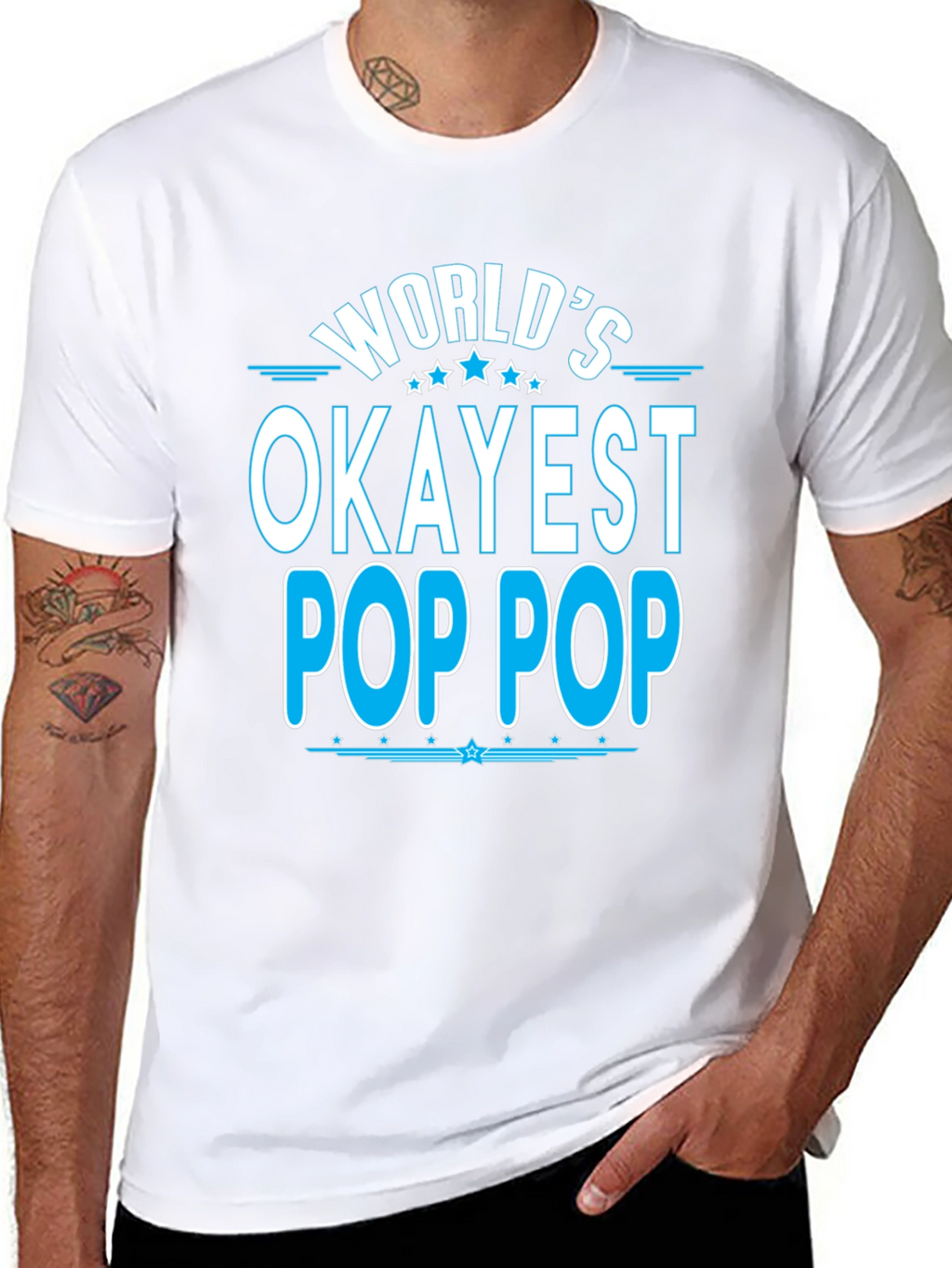 Worlds Okayest Pop Pop T-Shirt