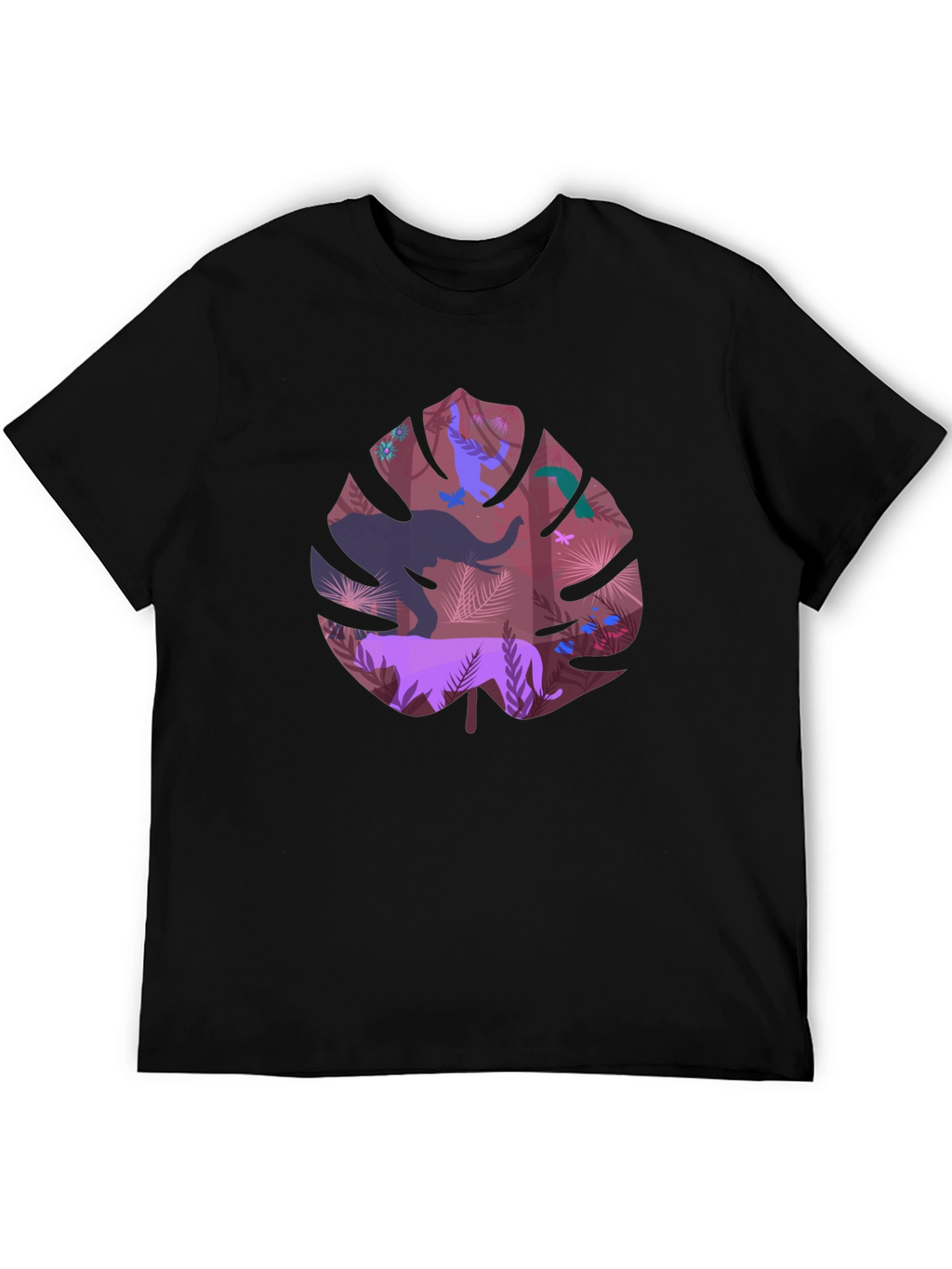 Jungle Leaf T-Shirt - Animal Print