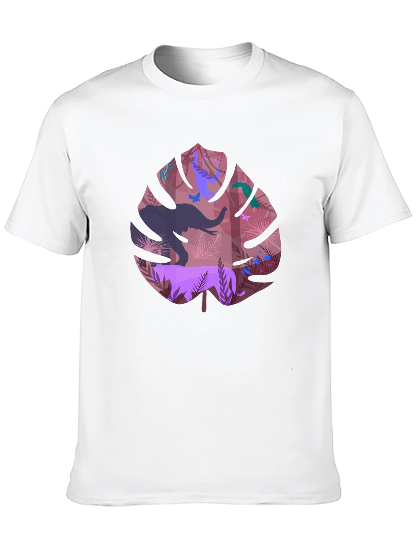 Jungle Leaf T-Shirt - Animal Print