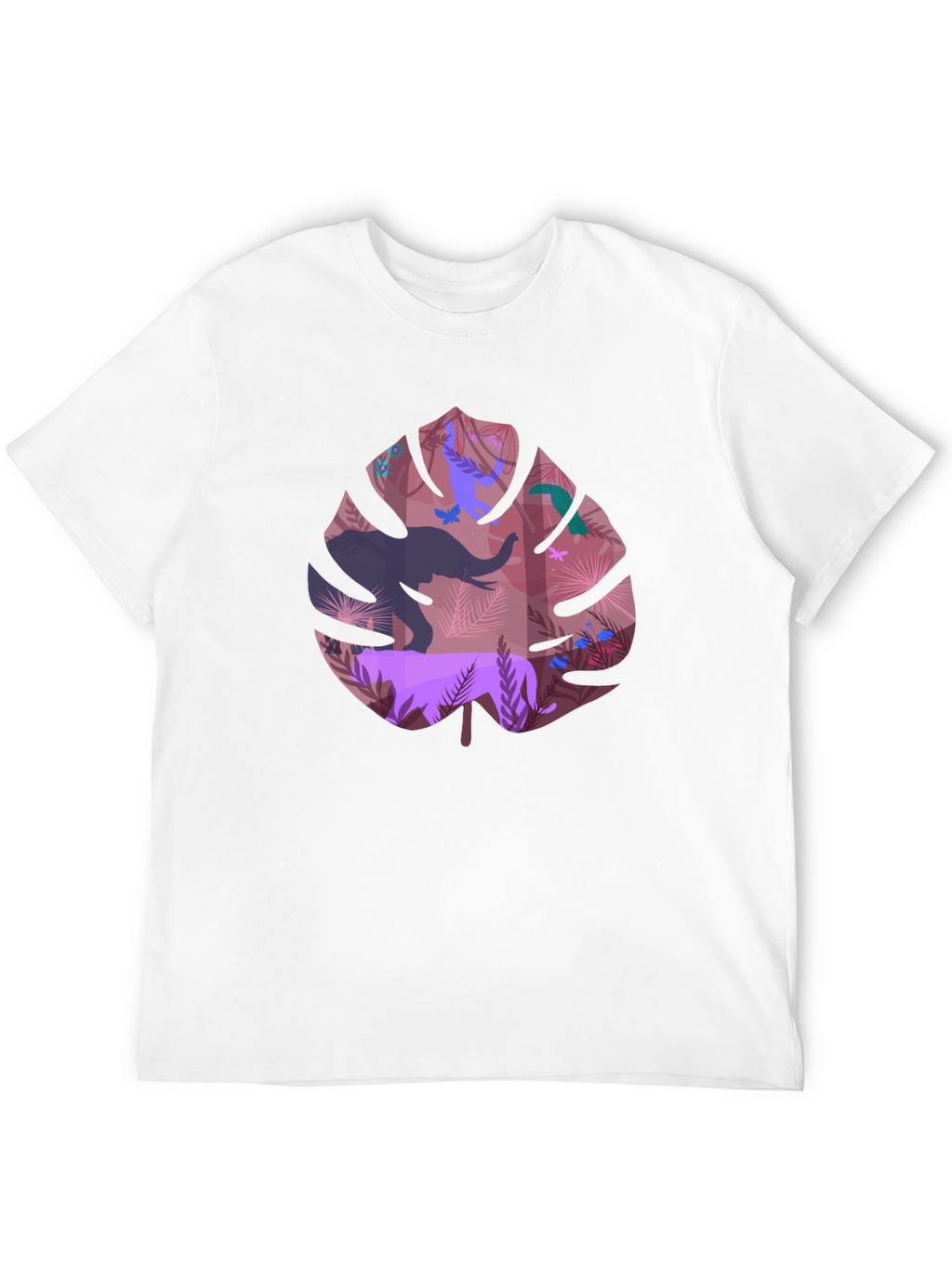Jungle Leaf T-Shirt - Animal Print