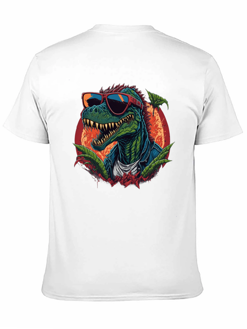 Cool Dinosaur Graphic T-Shirt - Black