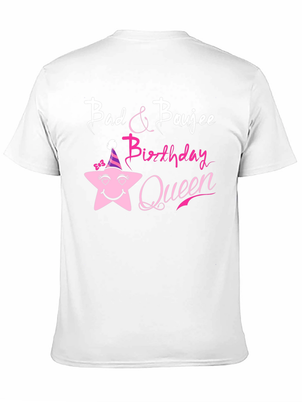 Bad & Boujee Birthday Queen Black T-Shirt