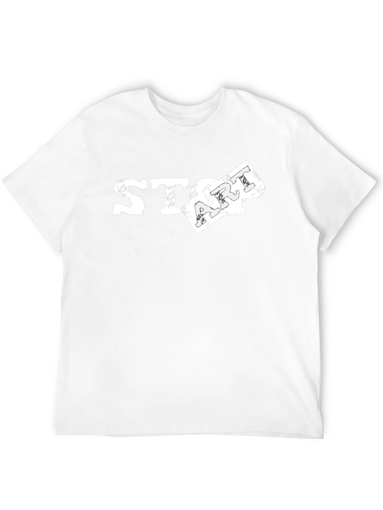 Stop Art T-Shirt - Distressed Graphic Tee