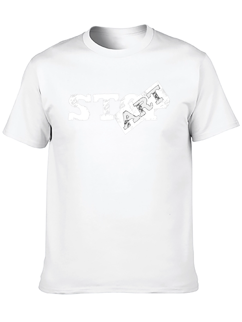 Stop Art T-Shirt - Distressed Graphic Tee