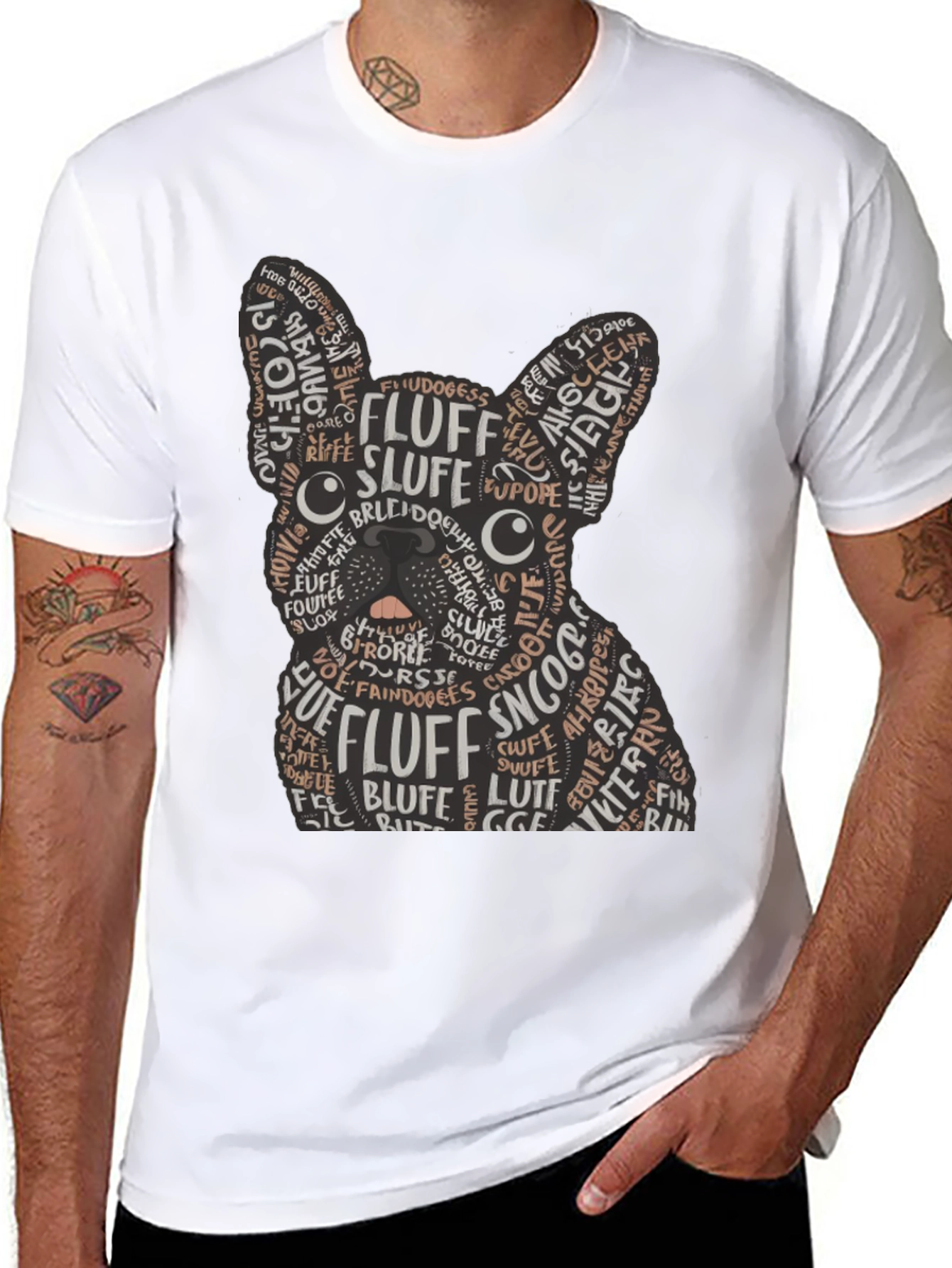Dog Breed Typography T-Shirt