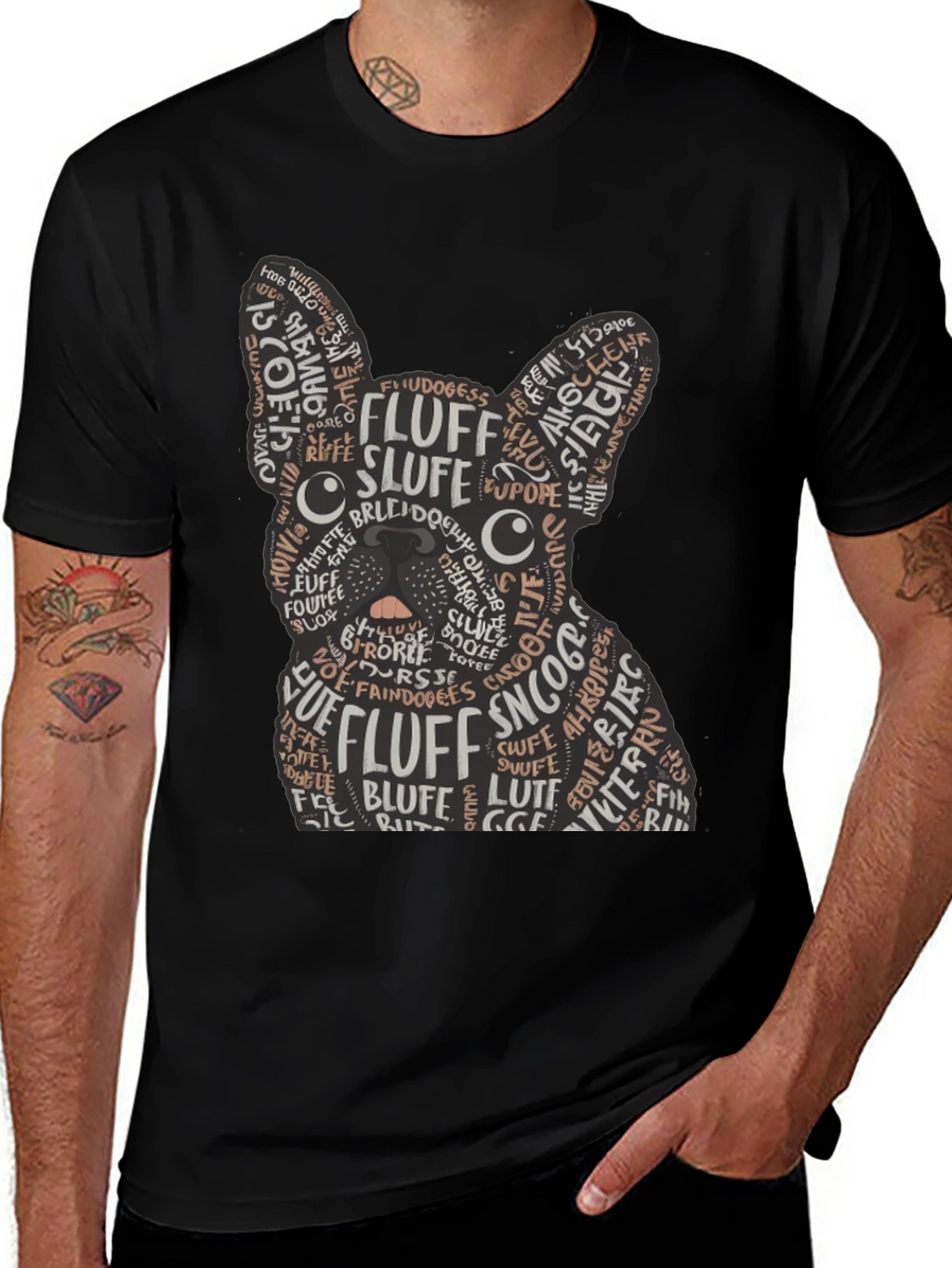 Dog Breed Typography T-Shirt