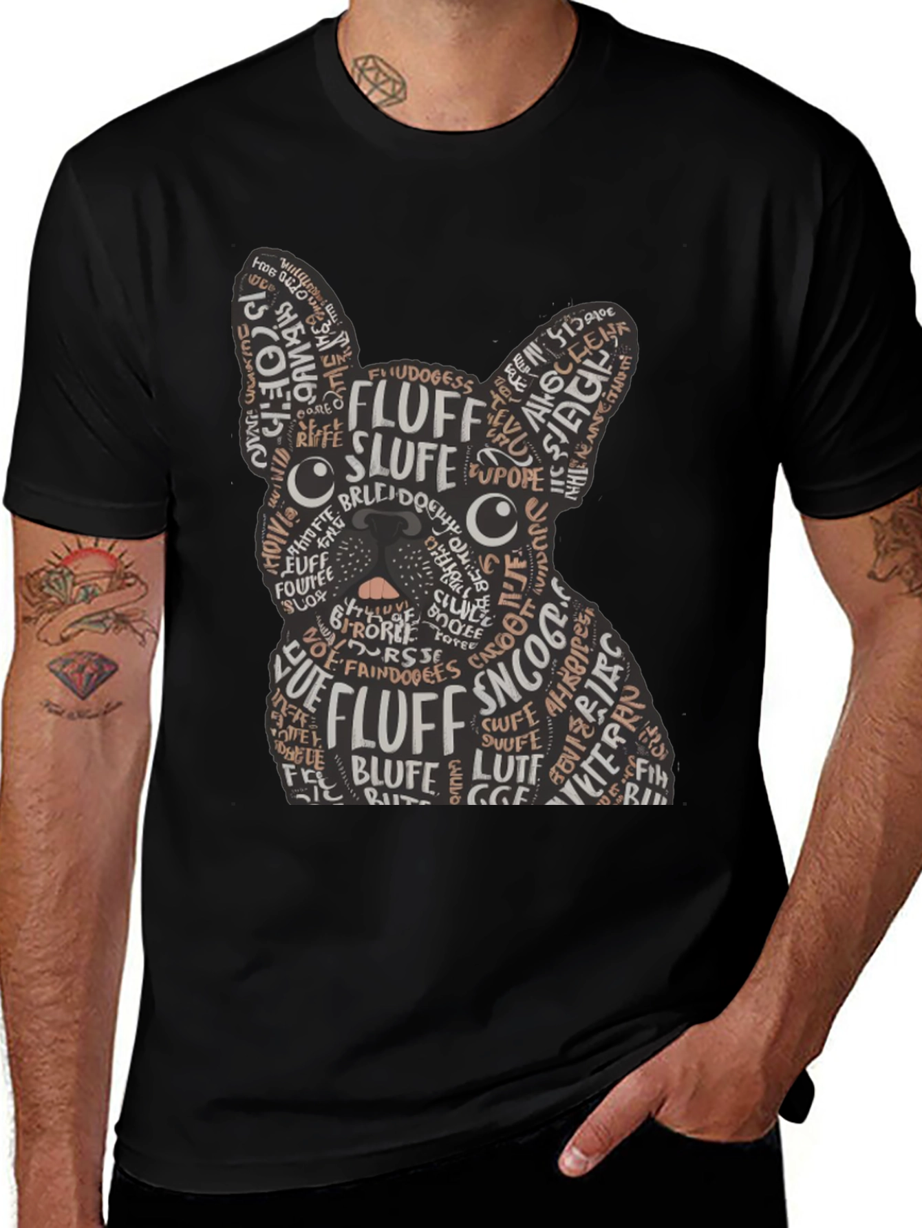 Dog Breed Typography T-Shirt