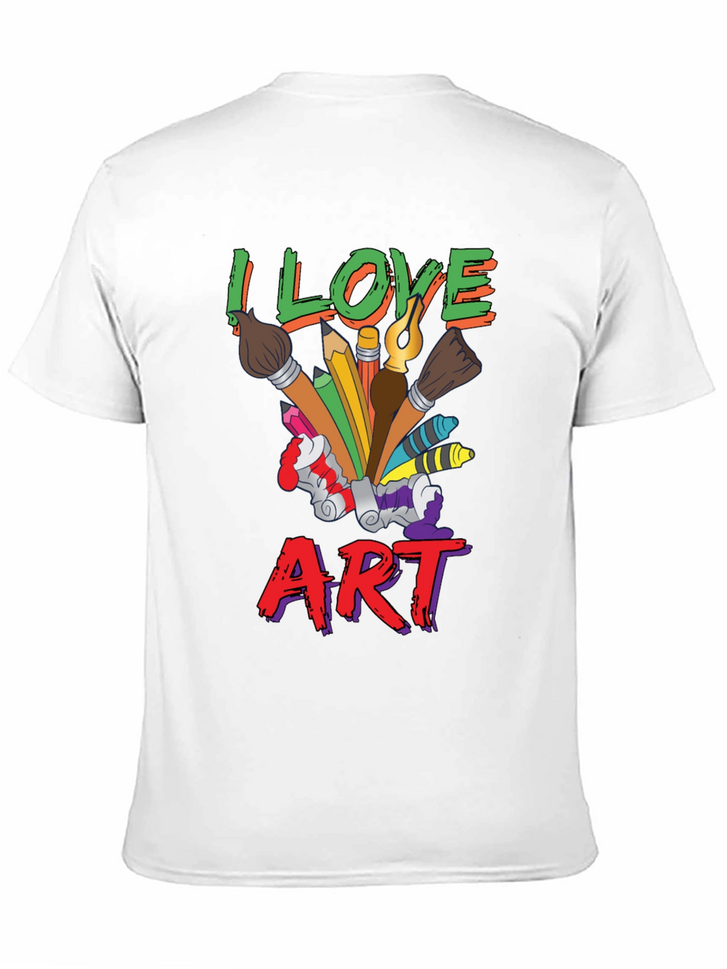 I Love Art T-Shirt - Artist Graphic Tee