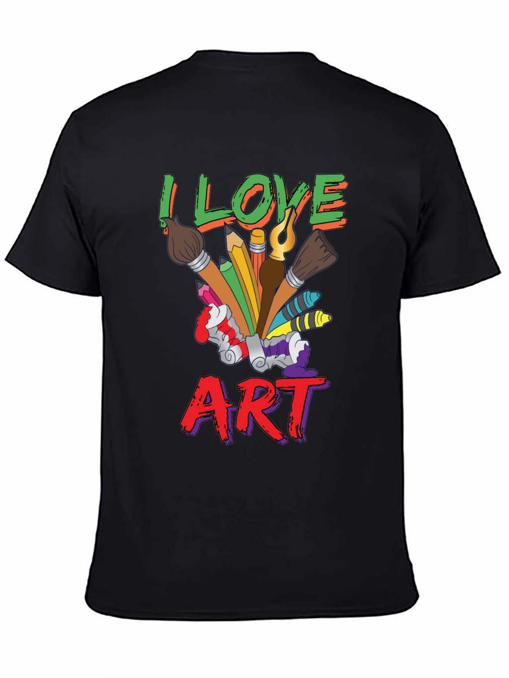 I Love Art T-Shirt - Artist Graphic Tee