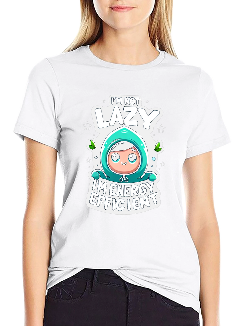 Lazy Energy Efficient Graphic T-Shirt
