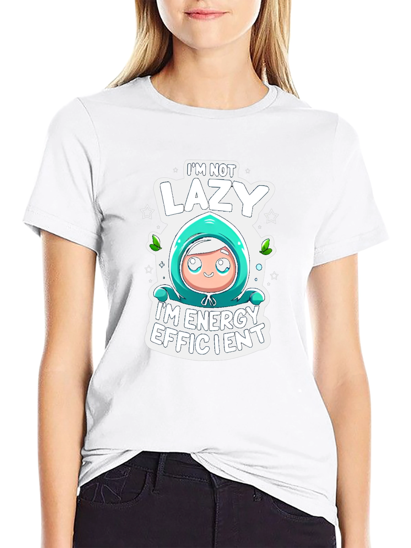 Lazy Energy Efficient Graphic T-Shirt