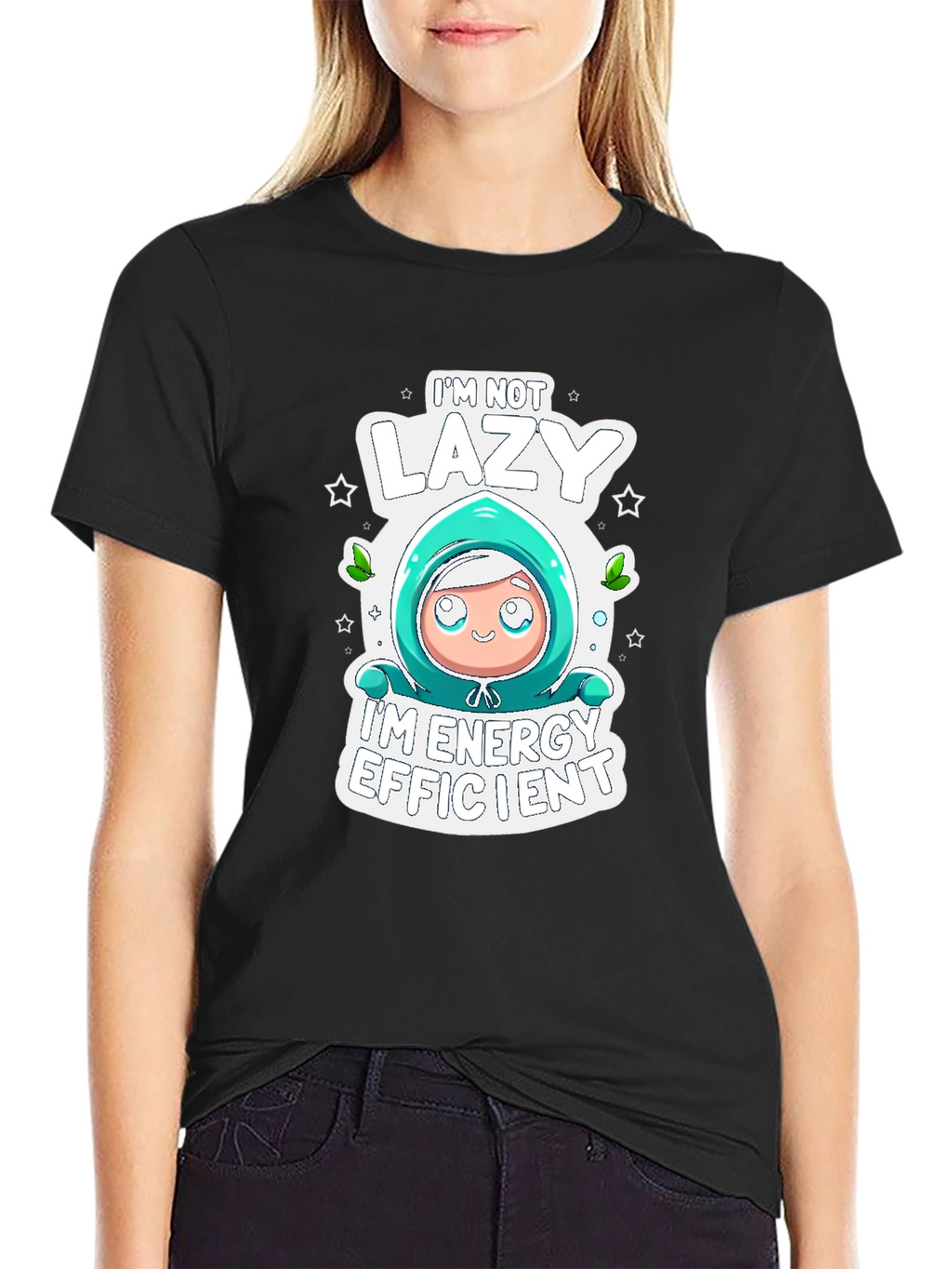 Lazy Energy Efficient Graphic T-Shirt