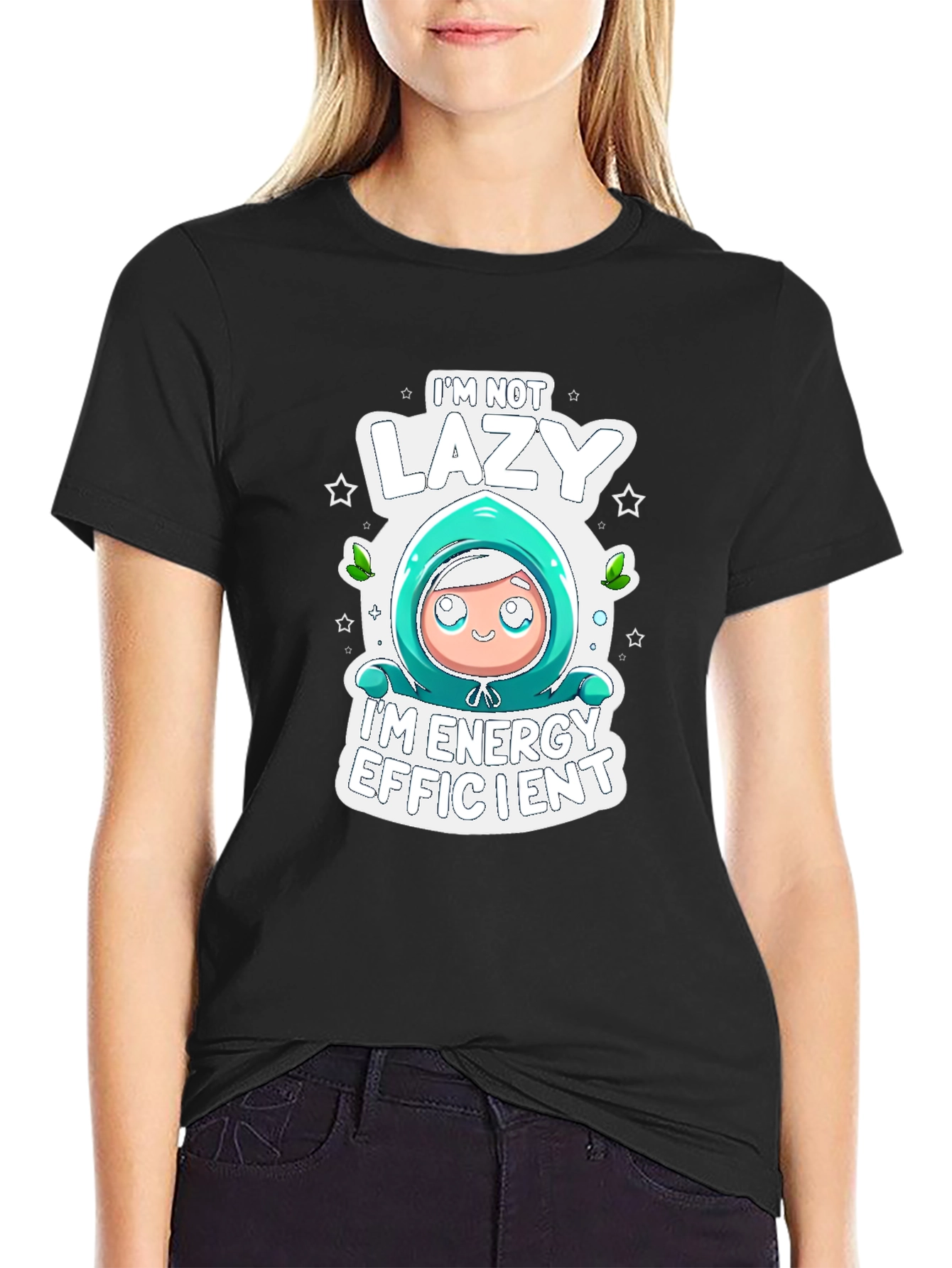Lazy Energy Efficient Graphic T-Shirt