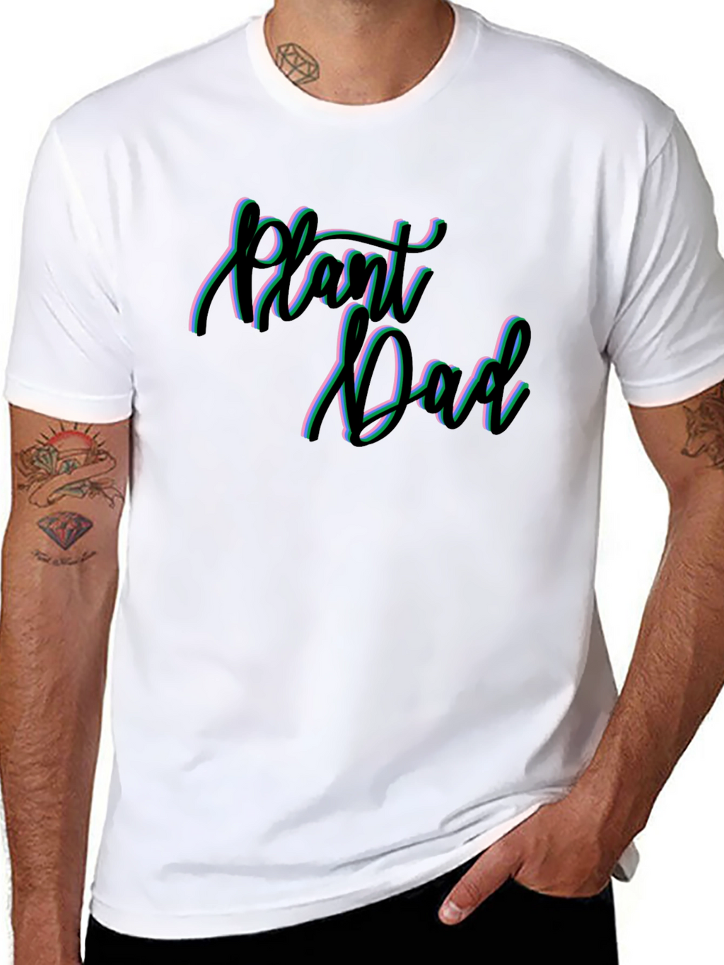 Plant Dad Graphic Tee - Black T-Shirt