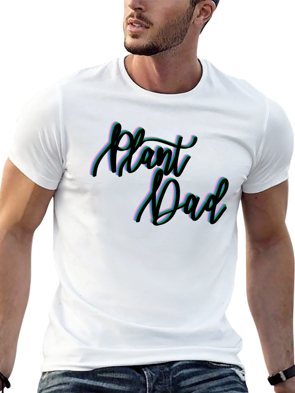 Plant Dad Graphic Tee - Black T-Shirt