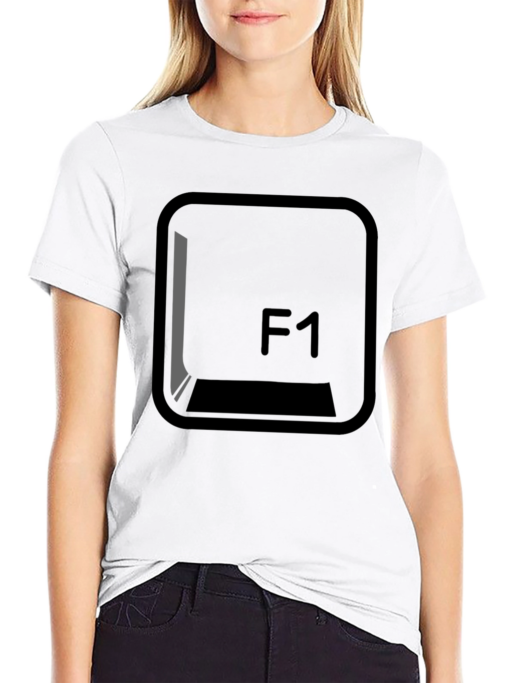 F1 Keyboard Key T-Shirt - Programmer Humor Tee