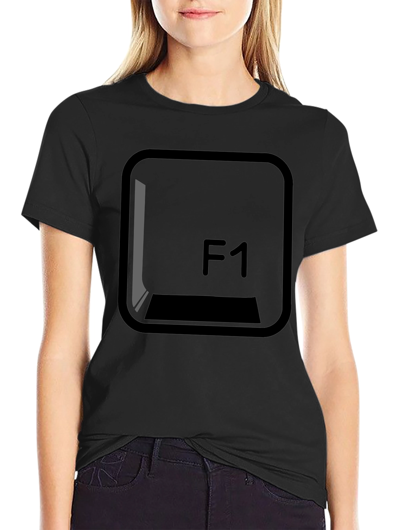 F1 Keyboard Key T-Shirt - Programmer Humor Tee