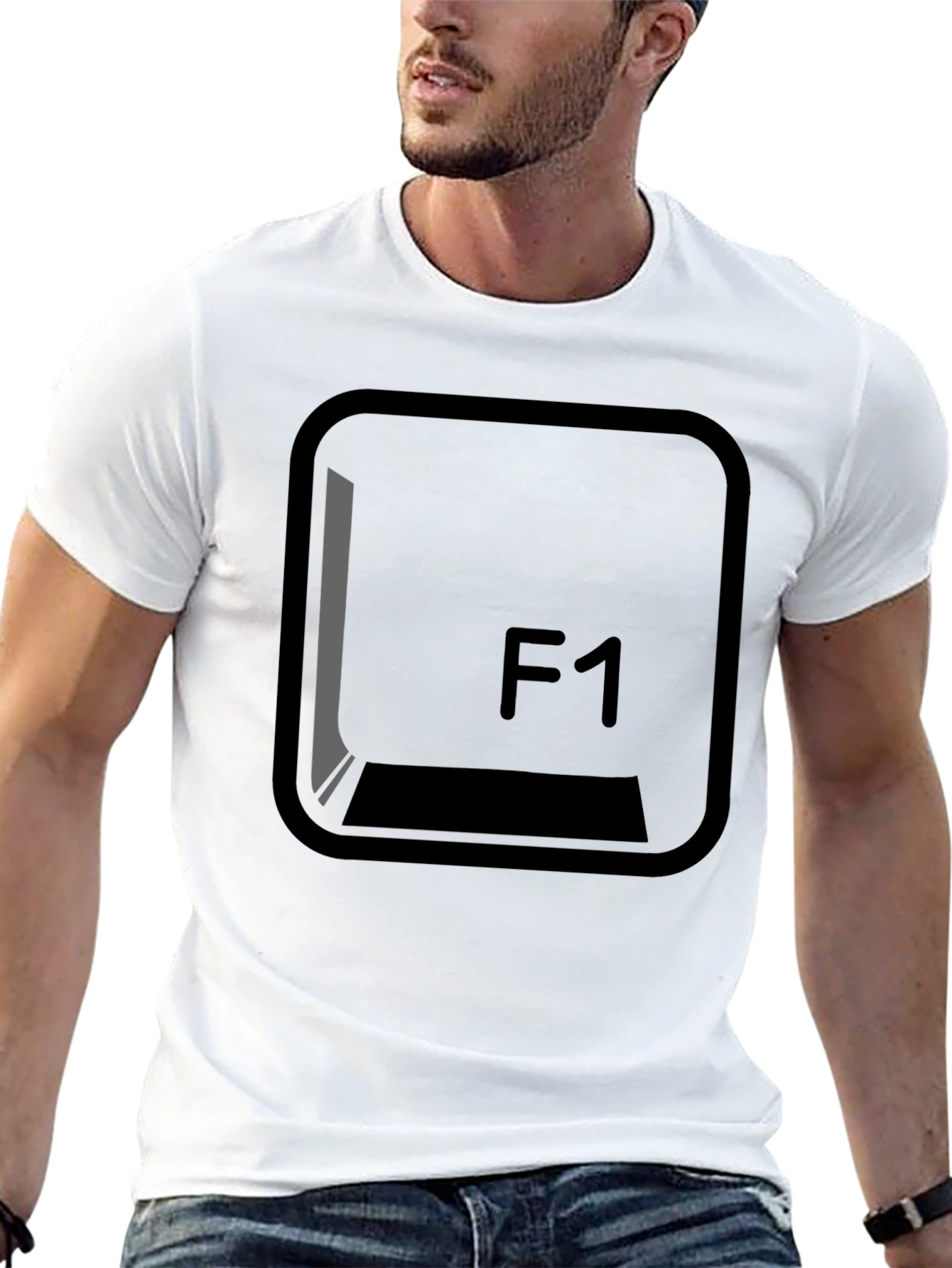 F1 Keyboard Key T-Shirt - Programmer Humor Tee