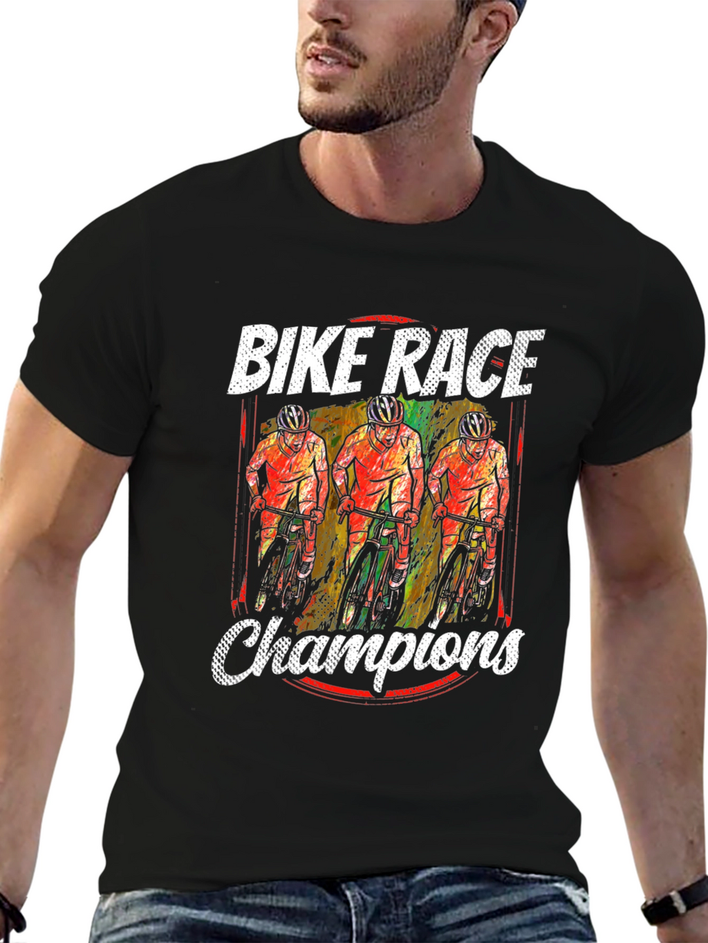 Bike Race Champions Graphic T-Shirt