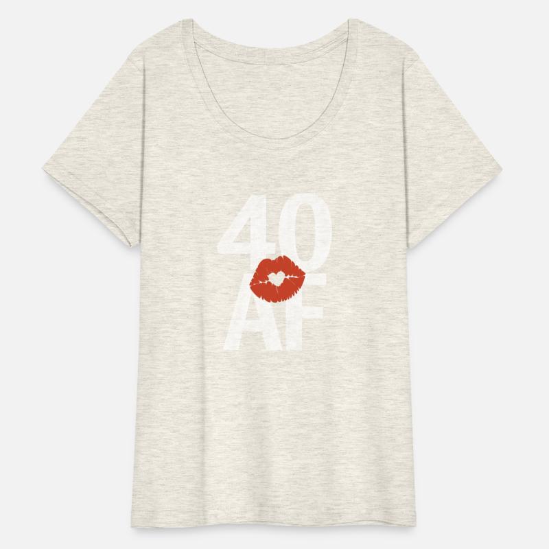 40 Af 40Th Heart Lips Forty Af