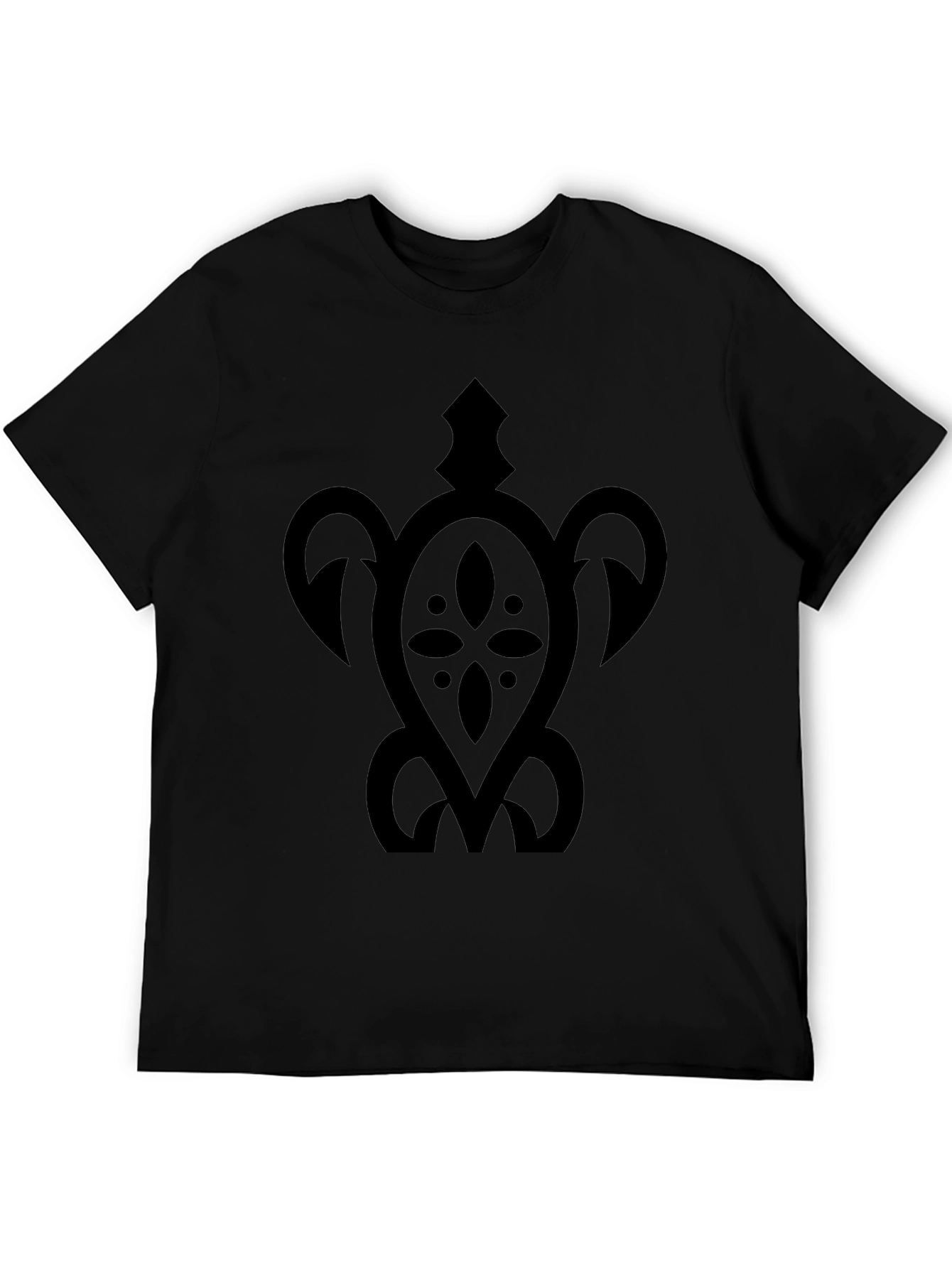 Black Turtle Graphic Tee - Casual Style