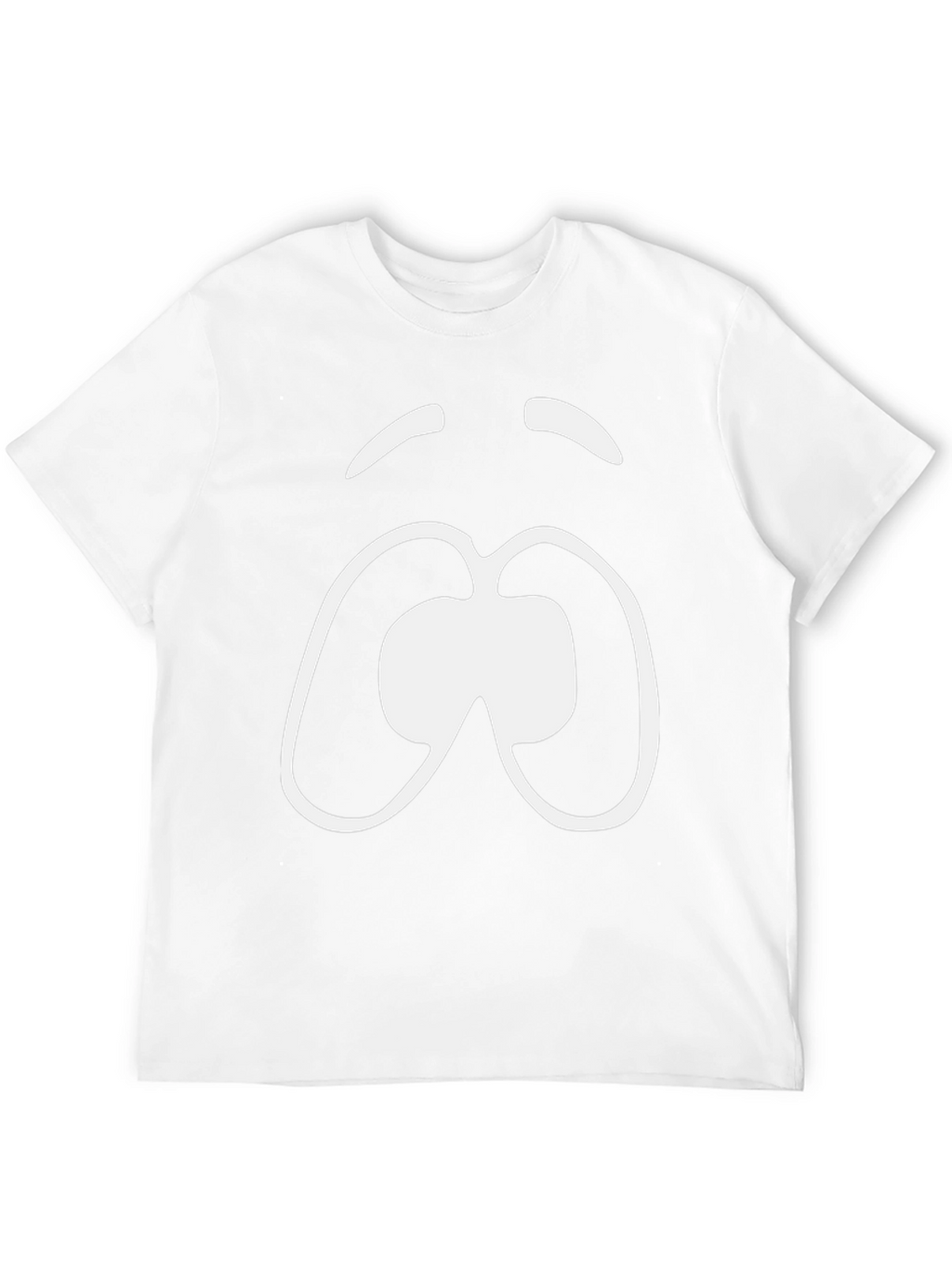 Sad Face Graphic Tee - Unisex Black T-Shirt