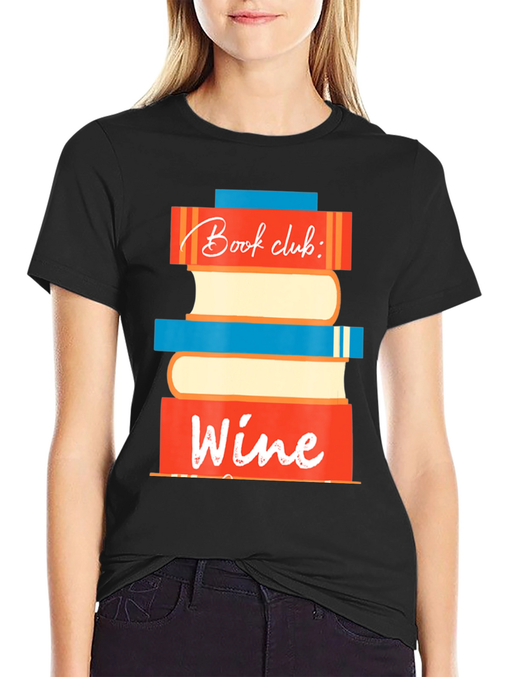 Book Club Wine T-Shirt - Fun Graphic Tee
