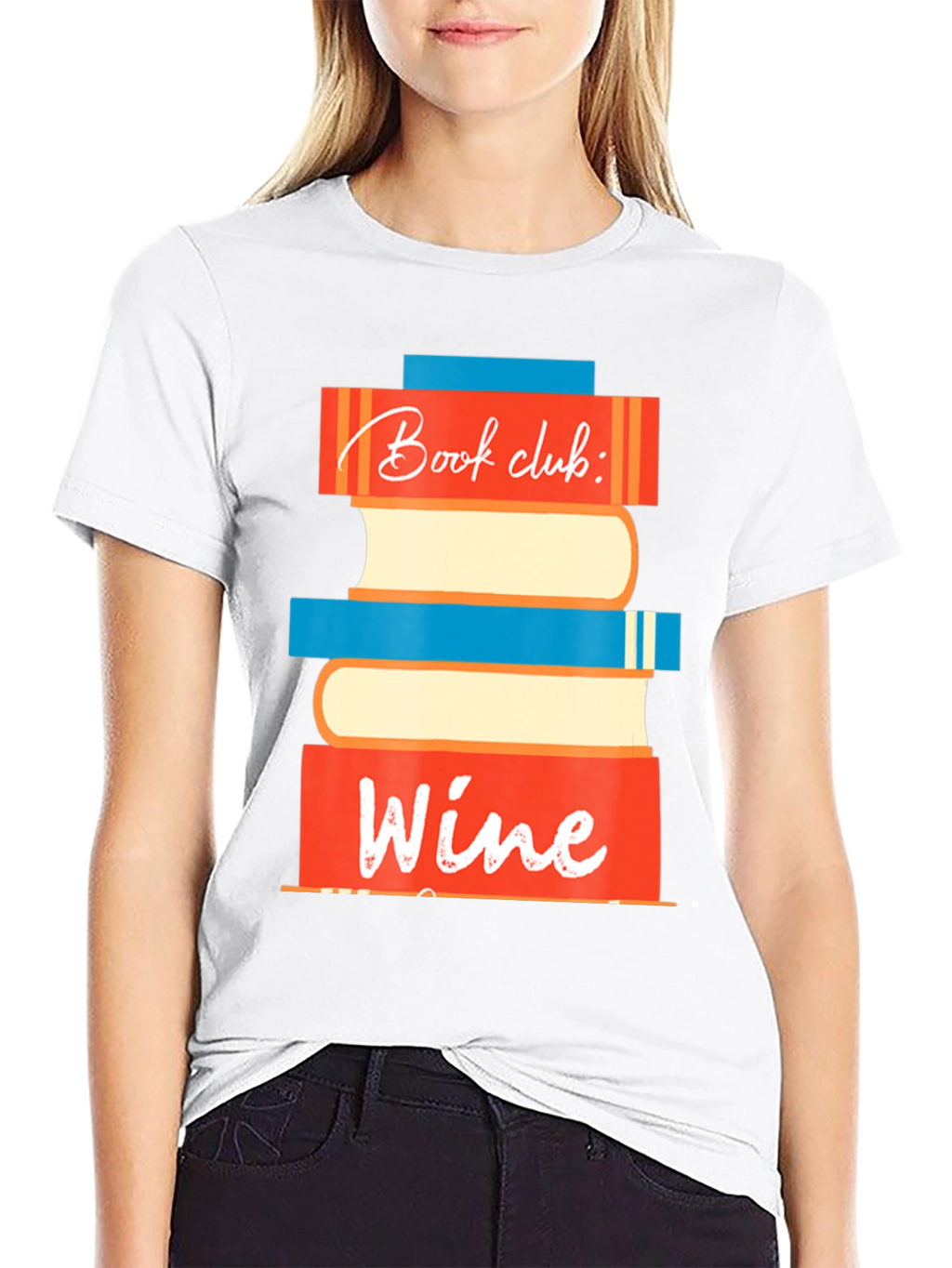 Book Club Wine T-Shirt - Fun Graphic Tee