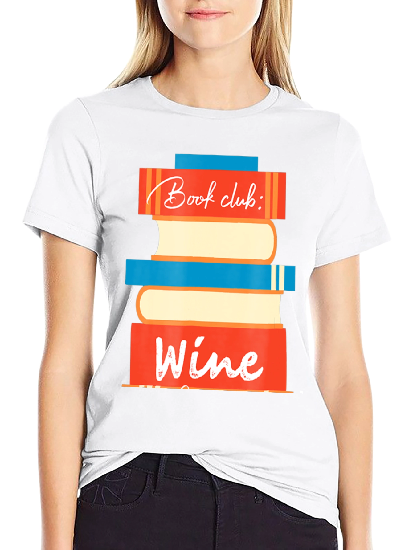 Book Club Wine T-Shirt - Fun Graphic Tee