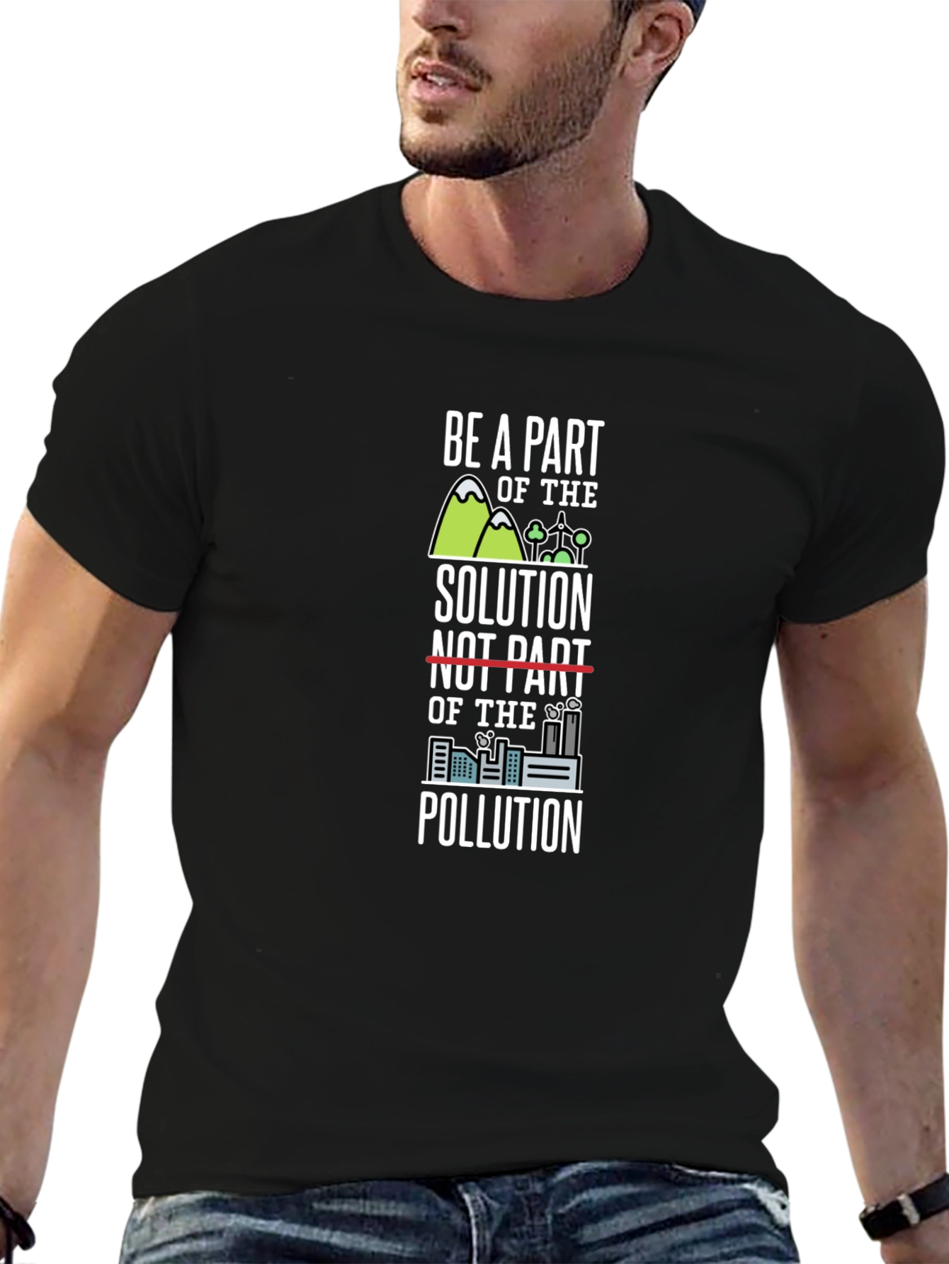 Eco-Friendly Be A Part of the Solution Graphic Tee