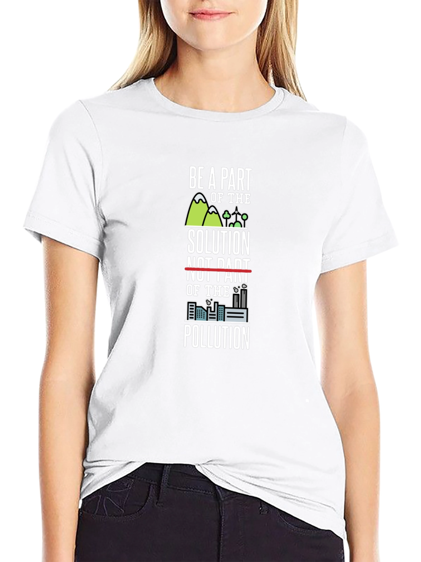 Eco-Friendly Be A Part of the Solution Graphic Tee
